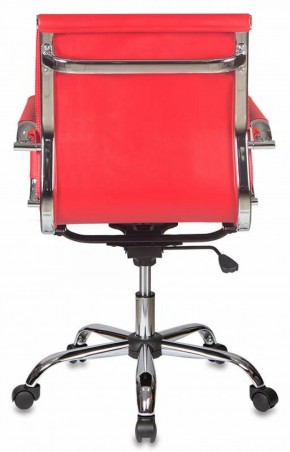Кресло руководителя Бюрократ CH-993-LOW/RED красный в Перми - perm.ok-mebel.com | фото 4