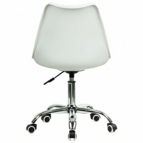 Кресло стул BRABIX "Eames MG-310 CH", хром, пластик белый, ткань серая, 532924 в Перми - perm.ok-mebel.com | фото 4