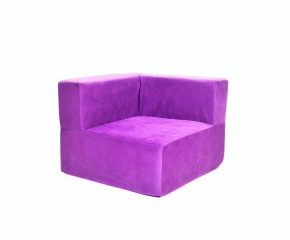 Кресло-угловое-модуль бескаркасное Тетрис 30 (Фиолетовый) в Перми - perm.ok-mebel.com | фото