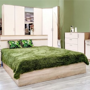 Кровать 1600 Салоу с настилом (Дуб сонома/перламутр) в Перми - perm.ok-mebel.com | фото 5