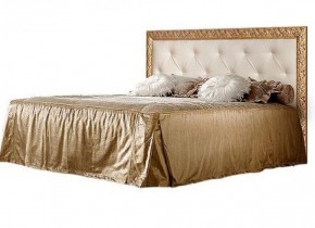 Кровать 2-х спальная (1,6 м) Тиффани штрих-лак/золото с подъемным механизмом (ТФКР-1[3]) в Перми - perm.ok-mebel.com | фото