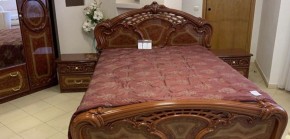 Кровать 2-х спальная 1600*2000 Роза, без основания (01.116) орех в Перми - perm.ok-mebel.com | фото