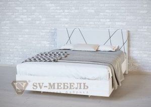 Кровать 1400 двойная №1 изголовье Абстракция в Перми - perm.ok-mebel.com | фото 2