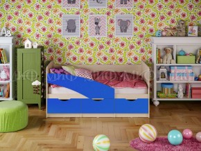 Кровать Бабочки (Синий матовый) 1800 в Перми - perm.ok-mebel.com | фото