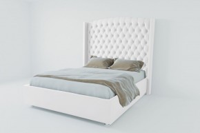 Кровать Берлин ЛЮКС с ПМ 900 (экокожа белая) в Перми - perm.ok-mebel.com | фото 2