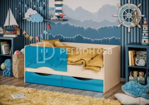 Кровать Дельфин-2 МДФ (фасад 3D) 1600 в Перми - perm.ok-mebel.com | фото 3