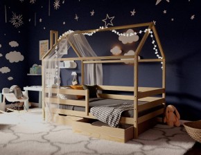 Кровать-домик 80*190 без покраски в Перми - perm.ok-mebel.com | фото