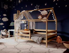 Кровать-домик 80*190 без покраски (без ящиков) в Перми - perm.ok-mebel.com | фото