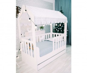 Кровать-домик с ящиком 800*1600 (Белый) в Перми - perm.ok-mebel.com | фото 2