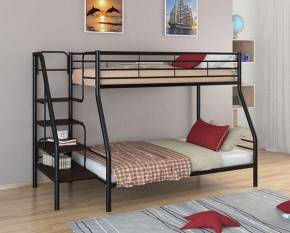 Кровать двухъярусная "Толедо-1" Черный/Венге в Перми - perm.ok-mebel.com | фото 1