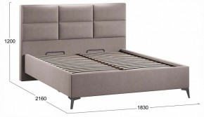 Кровать двуспальная Делана с ПМ Тип 1 в Перми - perm.ok-mebel.com | фото 4