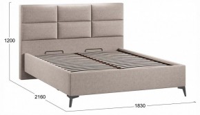 Кровать двуспальная Делана с ПМ Тип 1 в Перми - perm.ok-mebel.com | фото 3