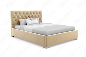Кровать Ева интерьерная +основание (160х200) 3 кат. ткани в Перми - perm.ok-mebel.com | фото