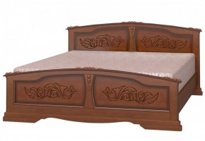 ЕЛЕНА Кровать из массива 1200 (Орех) в Перми - perm.ok-mebel.com | фото 1
