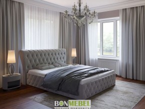 Кровать Камелия (стразы) с основанием и ПМ 1600х2000 в Перми - perm.ok-mebel.com | фото 4