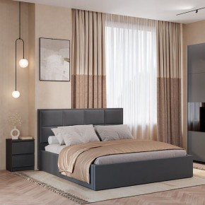 Кровать Линда КР-16 (Графит) 1600 в Перми - perm.ok-mebel.com | фото 2