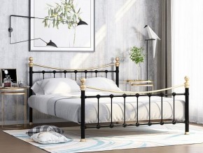 Кровать металлическая "Эльда" Черный/Золото в Перми - perm.ok-mebel.com | фото
