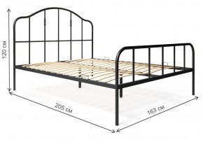 Кровать Милена 160х200 черная в Перми - perm.ok-mebel.com | фото 2