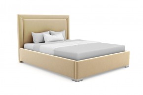 Кровать Морена интерьерная +основание (140х200) 1 кат. ткани в Перми - perm.ok-mebel.com | фото