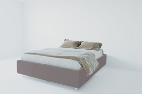 Кровать Подиум с ортопедическим основанием 800 (велюр темно-серый) в Перми - perm.ok-mebel.com | фото
