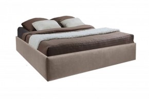 Кровать Подиум с ПМ 1400 (велюр серый) в Перми - perm.ok-mebel.com | фото