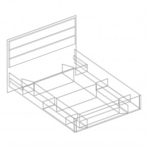 Кровать "Милана" с мягкой спинкой БЕЗ основания 1200х2000 в Перми - perm.ok-mebel.com | фото 4