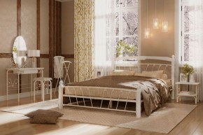 Кровать "Муза 1" КМД10  БЕЛАЯ (1400*2000) (ножки-белые) с коваными изделиями в Перми - perm.ok-mebel.com | фото