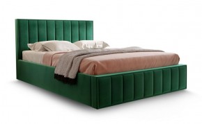 Кровать "Вена" 1400 СТАНДАРТ Вариант 1 Мора зеленый + бельевой ящик с кроватным основанием и подъемным механизмом в Перми - perm.ok-mebel.com | фото
