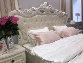 Кровать с мягким изголовьем Афина 1600 (крем корень) в Перми - perm.ok-mebel.com | фото 3