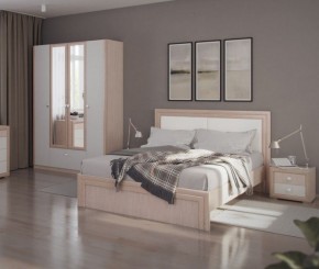 Кровать 1.6 Глэдис М31 с настилом и мягкой частью (ЯШС/Белый) в Перми - perm.ok-mebel.com | фото 4