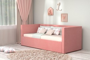 Кровать с ПМ (арт.030) (с/м 900*2000мм) (б/матр), ткань розовая в Перми - perm.ok-mebel.com | фото