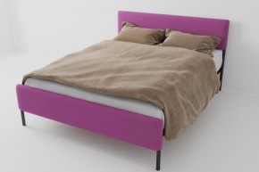 Кровать Стандарт Мини с ортопедическим основанием 800 (велюр розовый) в Перми - perm.ok-mebel.com | фото