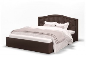 Кровать Стелла 1200 + Основание (Лесмо brown) коричневый в Перми - perm.ok-mebel.com | фото