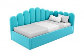 Кровать угловая Лилу интерьерная +основание/ПМ/бельевое дно (120х200) в Перми - perm.ok-mebel.com | фото