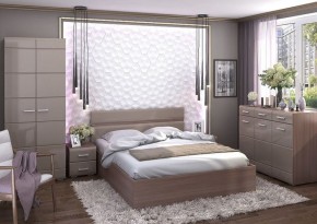 Кровать Вегас 1,4м Шимо темный в Перми - perm.ok-mebel.com | фото 2