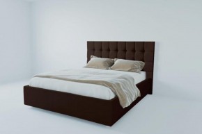 Кровать Венеция без основания 800 (экокожа коричневая) в Перми - perm.ok-mebel.com | фото 1