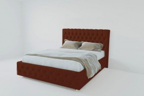 Кровать Версаль 1200 без основания (велюр бордо) в Перми - perm.ok-mebel.com | фото