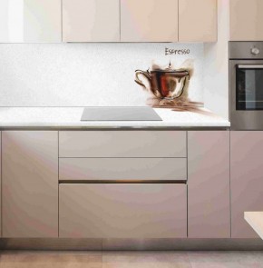 Кухонный фартук со столешницей (А-012) в едином стиле (3050 мм) в Перми - perm.ok-mebel.com | фото