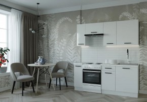 Кухонный гарнитур Белый Глянец 1800 (Стол. 26мм) в Перми - perm.ok-mebel.com | фото