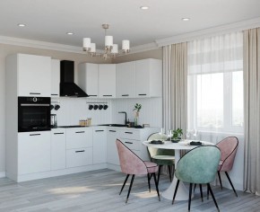 Кухонный гарнитур Белый Глянец 2400*1600 (Стол. 38мм) в Перми - perm.ok-mebel.com | фото