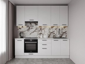 Кухонный гарнитур Белый Глянец 2400 h950 (Стол. 38мм) в Перми - perm.ok-mebel.com | фото