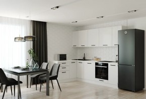 Кухонный гарнитур Белый Глянец 2600*1600 (Стол. 38мм) в Перми - perm.ok-mebel.com | фото