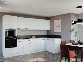 Кухонный гарнитур Белый Глянец 3200*1400 (Стол. 26мм) в Перми - perm.ok-mebel.com | фото