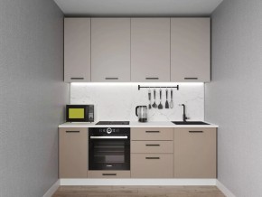 Кухонный гарнитур Каппучино 2200 h950 (Стол. 26мм) в Перми - perm.ok-mebel.com | фото
