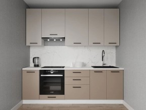 Кухонный гарнитур Каппучино 2400 h950 (Стол. 26мм) в Перми - perm.ok-mebel.com | фото
