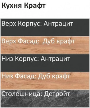 Кухонный гарнитур Крафт 2200 (Стол. 38мм) в Перми - perm.ok-mebel.com | фото 3