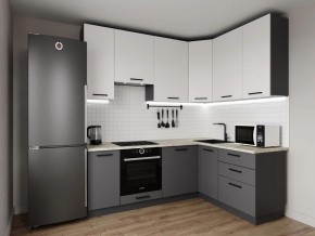 Кухонный гарнитур Меренга 2200*1600 h950 (Стол. 26мм) в Перми - perm.ok-mebel.com | фото