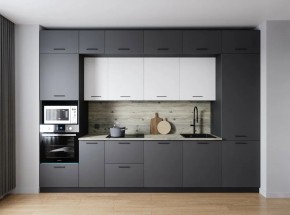 Кухонный гарнитур Меренга 3400 (Стол. 38мм) в Перми - perm.ok-mebel.com | фото