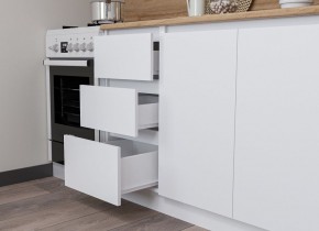 Кухня "МОРИ" 2.0 м (белый/дуб вотан) в Перми - perm.ok-mebel.com | фото 4