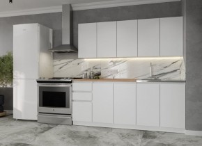 Кухня "МОРИ" 2.0 м (белый/дуб вотан) в Перми - perm.ok-mebel.com | фото 6